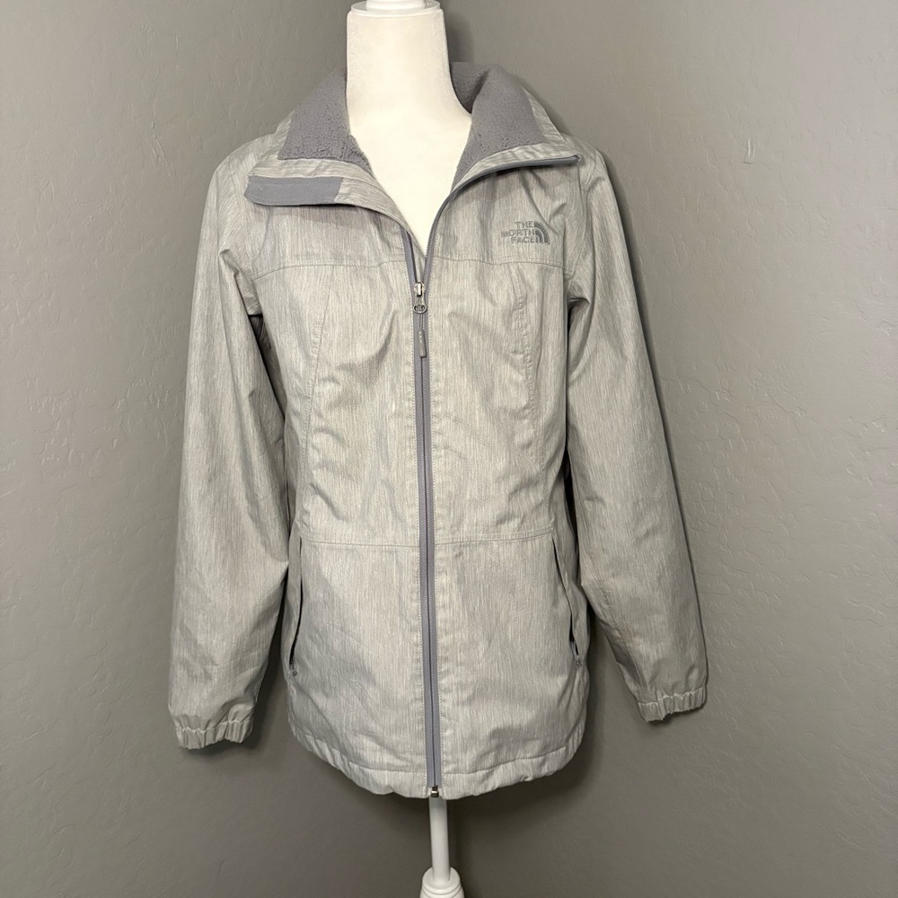 The‎ North Face Light Gray DryVent Hooded Jacket Size Medium